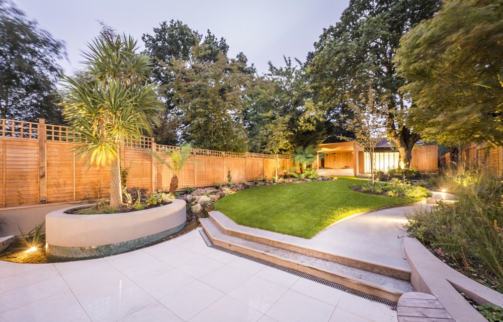 modern minimalist garden